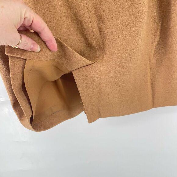 Vintage First Issue wool skirt pockets gold tan EUC small retro - Picture 9 of 11